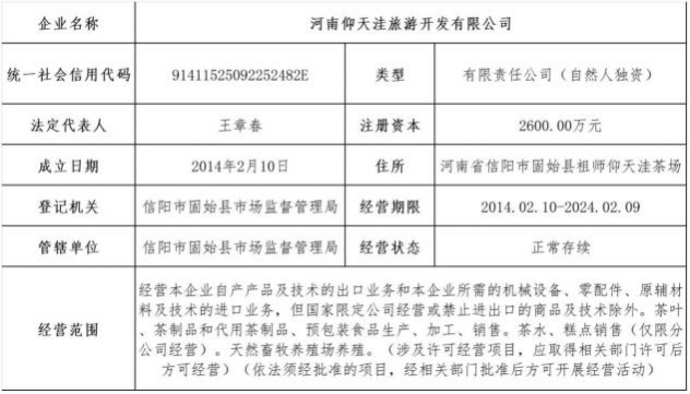 河南仰天雪綠茶葉有限公司、河南仰天洼旅游開發(fā)有限公司管理人重整投資人第二次招募公告(1)1547